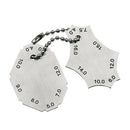 2 pcs Set Welding Gauge key Pocket Gage Weld Seam Test Inspection Ruler Best
