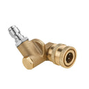 High Pressure Water Gun Connector 90 Degree Adjustable 5 Gear Angle Hot  1 Piece