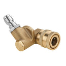 High Pressure Water Gun Connector 90 Degree Adjustable 5 Gear Angle Hot  1 Piece