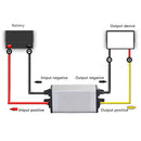 New Waterproof 24V to 12V DC-DC Step Up Power Supply Converter 5A 60W Hot 1pc