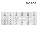 300 x Stainless Steel Snap Retaining Ring Circlip Assortment Kit 2mm-32mm Best