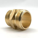 5 pcs Two-Way Male Connector Garden Hose Adapter 3/4 Brass Connector copper New