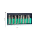 30-in-1 Titanium Grinding Head Polishing Needles Nail Drill Tools Bits