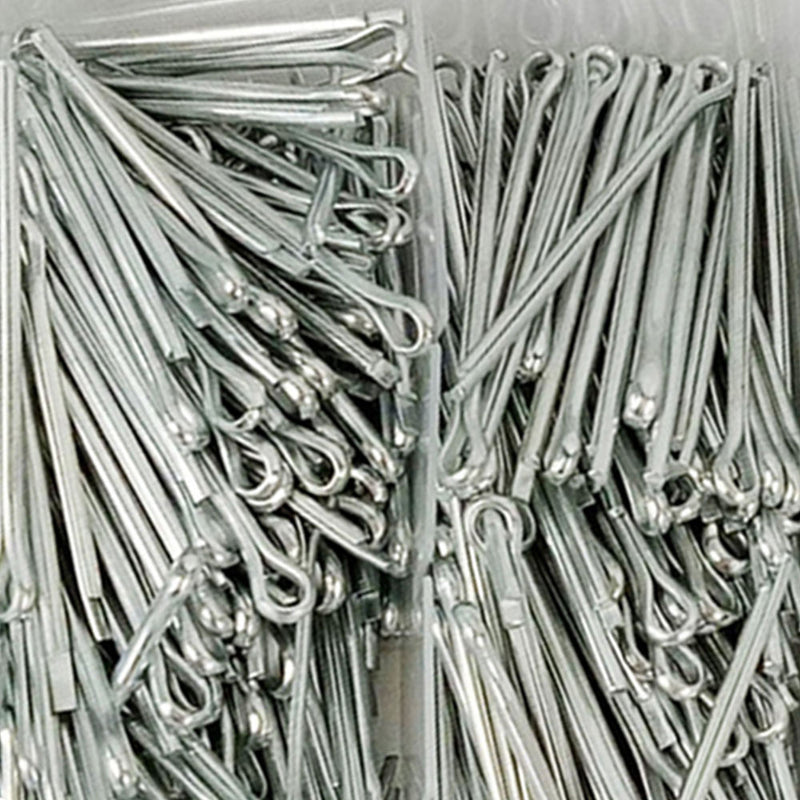 555 pcs Cotter Pin Assortment Kit Case Steel Clip Key Large Pro Shop Set Best