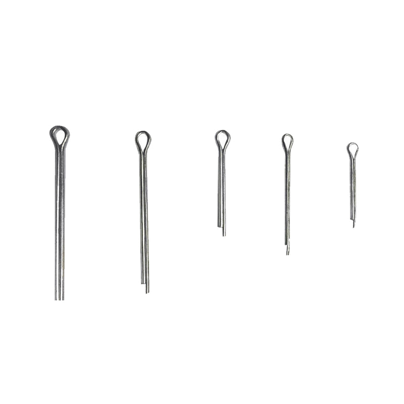555 pcs Cotter Pin Assortment Kit Case Steel Clip Key Large Pro Shop Set Best