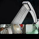 2pcs 300 Holes High Pressure Shower Head Bath 50% Water Saving Powerful Boosting