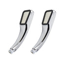 2pcs 300 Holes High Pressure Shower Head Bath 50% Water Saving Powerful Boosting