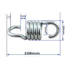 2 x S Shaped Heavy duty strong extension spring swing hammock chair 4.2 NEW