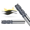 1 x 8mm Shank 4 Flute Tungsten Carbide End Mill CNC Drill Bit Milling Cutter Hot