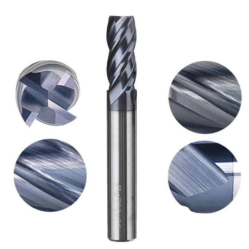1 x 8mm Shank 4 Flute Tungsten Carbide End Mill CNC Drill Bit Milling Cutter Hot