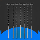 7 pcs 300mm Extra Long Brad Point Twist Drill Bit Set 4-12mm Woodworking Best