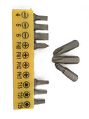 5 x Right Angled Offset Ratchet Screwdriver Torx Rolson L Wrench 10 Batch New
