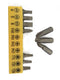 5 x Right Angled Offset Ratchet Screwdriver Torx Rolson L Wrench 10 Batch New
