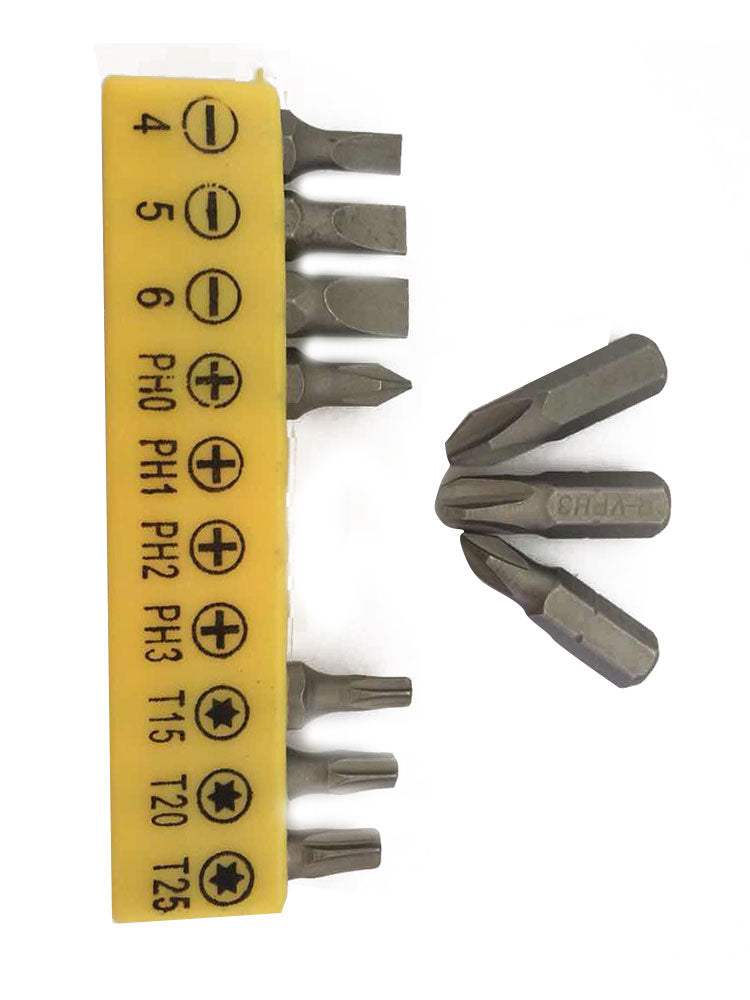 5 x Right Angled Offset Ratchet Screwdriver Torx Rolson L Wrench 10 Batch New