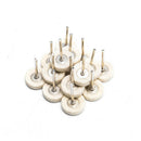 10 x 45*25mm Wool Felt Polishing Disc Wheel Shank For Jewelry Metal Buffi New