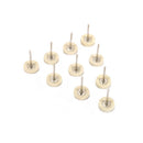 10 x 45*25mm Wool Felt Polishing Disc Wheel Shank For Jewelry Metal Buffi New