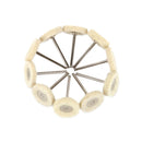 10 x 45*25mm Wool Felt Polishing Disc Wheel Shank For Jewelry Metal Buffi New