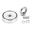 1x New Powerful Round Stainless Steel Magnet Hook Metal Strong Sea Hunting