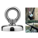 1x New Powerful Round Stainless Steel Magnet Hook Metal Strong Sea Hunting