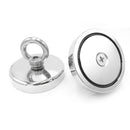1x New Powerful Round Stainless Steel Magnet Hook Metal Strong Sea Hunting