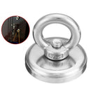 New Best Strong Round Stainless Steel Magnet Hook Metal Detector Sea Hunting