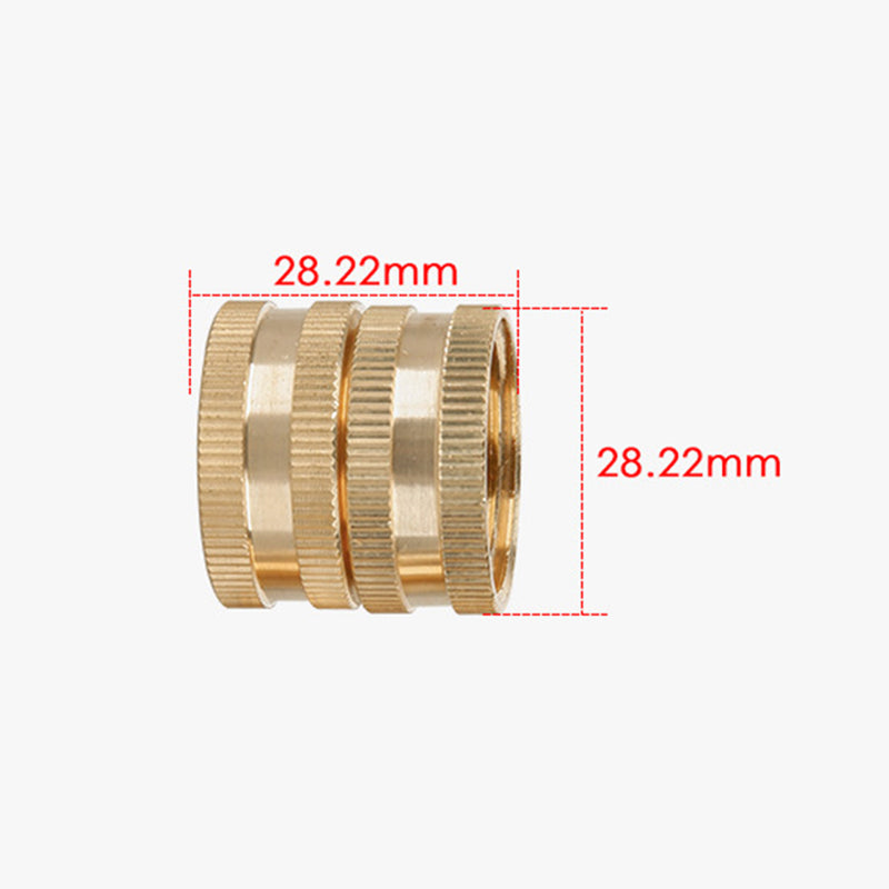 1 set 3/4 Inch Home Garden Hose Tap Connector Brass Garden Hosepipe Tap Con New