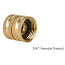 1 set 3/4 Inch Home Garden Hose Tap Connector Brass Garden Hosepipe Tap Con New
