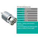 Large Torque Electric DC Brushless Motor 12V 100W 10000rpm High Power 795 Hot 1x