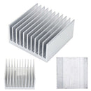 2xAluminum Alloy Heat Sink IC Heatsink Cooling Fin For CPU LED Power 50*50*2 Hot