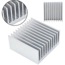 2xAluminum Alloy Heat Sink IC Heatsink Cooling Fin For CPU LED Power 50*50*2 Hot