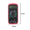 Digital XL-830L LCD Multimeter Voltmeter Ammeter Ohmmeter OHM VOLT Tester New 1x