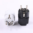 2xUniversal UK US AU to EU AC Power Plug Travel Charger Adapter Outlet Converter