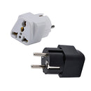 2xUniversal UK US AU to EU AC Power Plug Travel Charger Adapter Outlet Converter