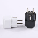 2xUniversal UK US AU to EU AC Power Plug Travel Charger Adapter Outlet Converter