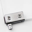2pairs Stainless steel Pair Glass Clamp Door Pivot Hinge Set for 5-8mm HOt