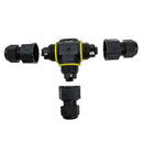 IP67 Waterproof Electrical Cable Wire 3Pin Connector Outdoor Plug Socket Hot 1x