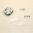 8-10mm Thickness Wall Mounted Zinc Alloy Glass Door Hinge Clamp Screws