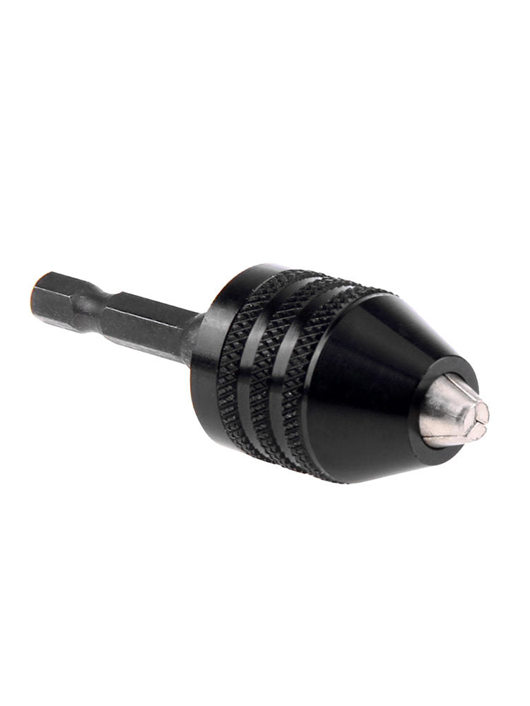 1 piece 1/4" Keyless Drill Chuck Adapter Screwdriver Impact Driver Hex Shank Hot