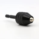 1 piece 1/4" Keyless Drill Chuck Adapter Screwdriver Impact Driver Hex Shank Hot