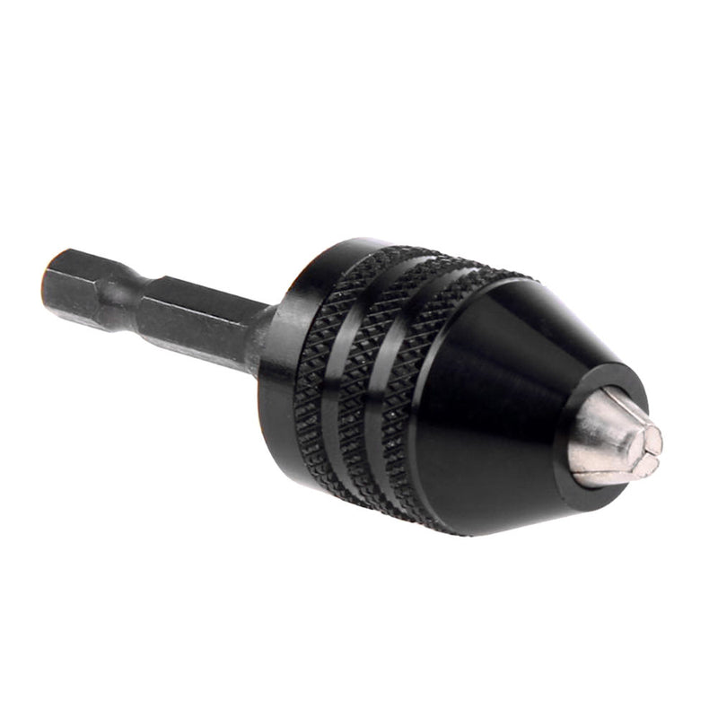 1 piece 1/4" Keyless Drill Chuck Adapter Screwdriver Impact Driver Hex Shank Hot