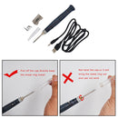 Mini Portable Soldering Iron Pen Kit LED Indicator 5V 8W USB Powered New 1x