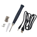 Mini Portable Soldering Iron Pen Kit LED Indicator 5V 8W USB Powered New 1x