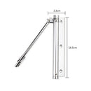 Door Closer Adjustable Stainless Steel Door Closer Automatic Spring Latch Hot 1x