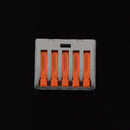 10x 5 Way Reusable Spring Lever Terminal Block Cable Wire Connector Nice