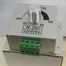 Aluminium Knob LED Dimmers Controllers 12-24V 8A For Single Color LED New 1x