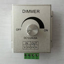 Aluminium Knob LED Dimmers Controllers 12-24V 8A For Single Color LED Strip