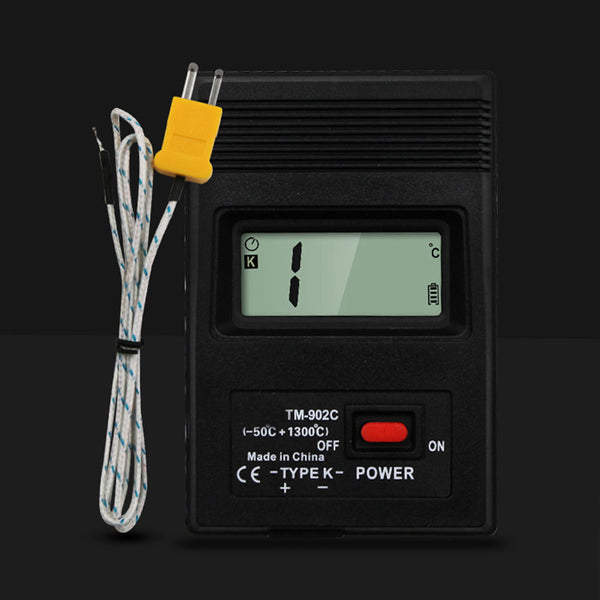 1 x TM-902C Digital LCD Thermometer Temperature Reader Meter Sensor K Type Best