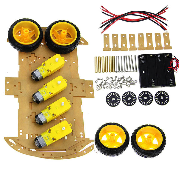 4-wheel Smart Robot Car Chassis Kits Chassis Auto accessories For Arduino Best 1
