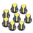100x 6mm Switch Potentiometer AG2 Plastic Knob Cap Plum Handle FO Amplifier Best