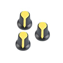 100x 6mm Switch Potentiometer AG2 Plastic Knob Cap Plum Handle FO Amplifier Best